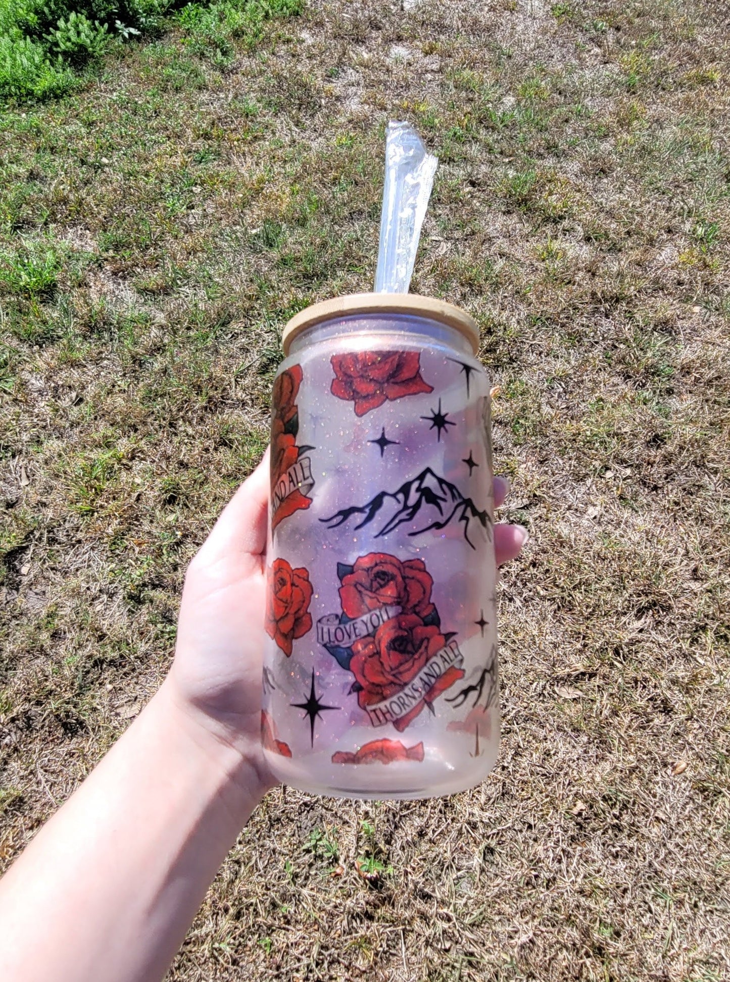 I Love You Thorns And All Bookish Libbey Glass Can