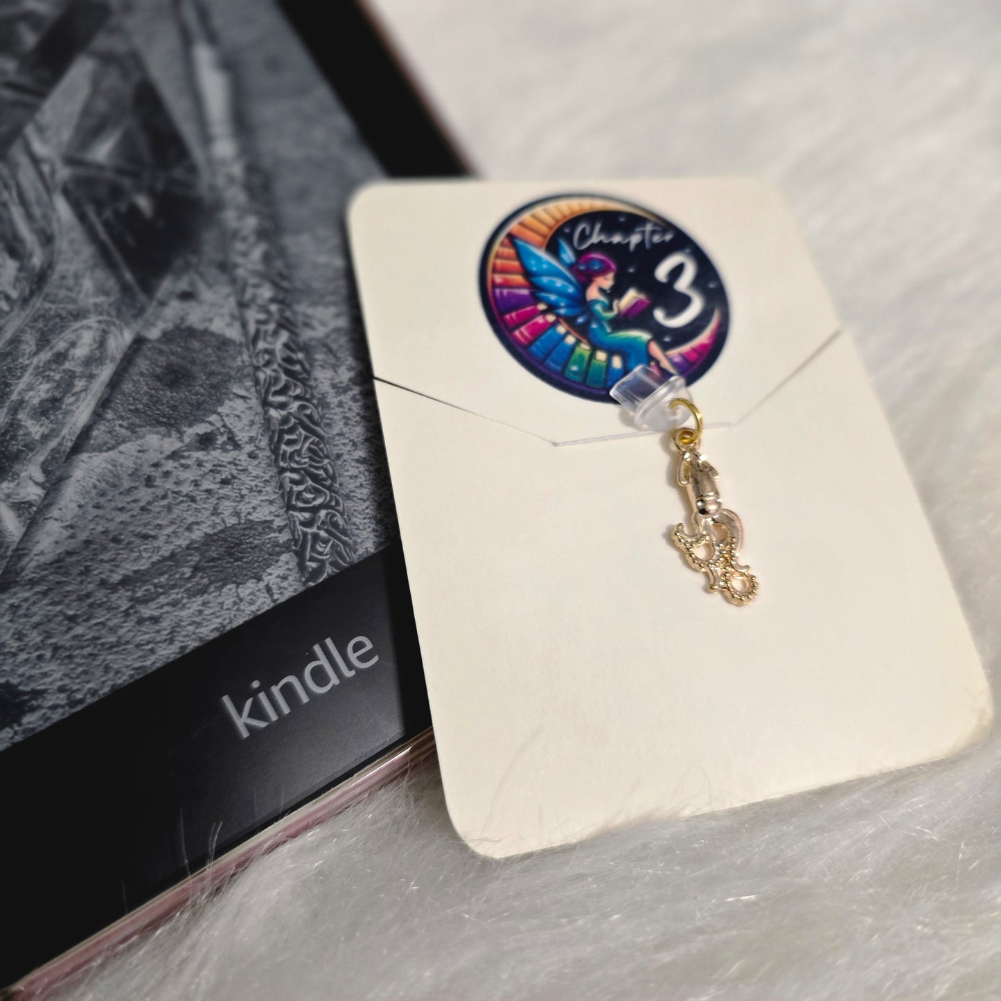 Kindle - Phone - Tablet Dust Plug Charm