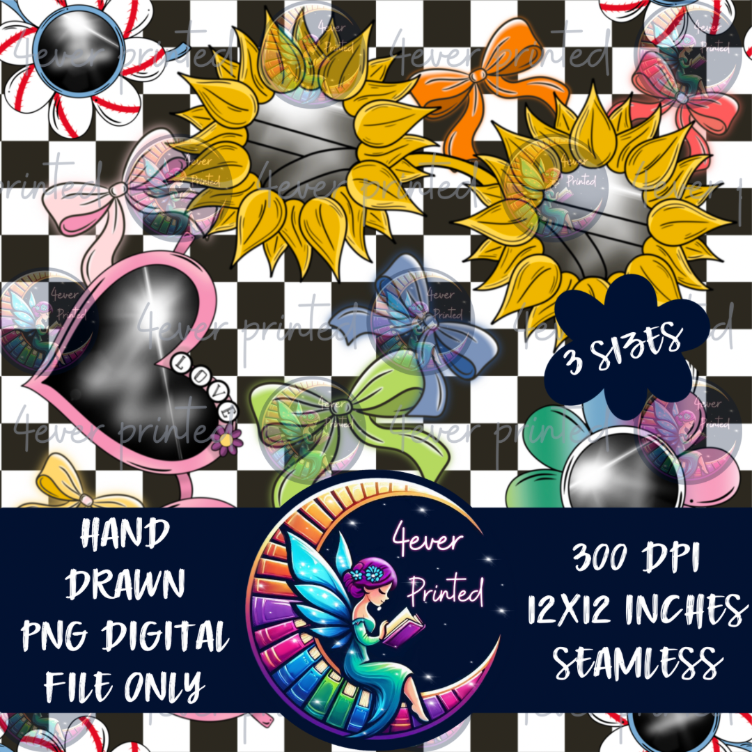 Floral Sunnies - Seamless