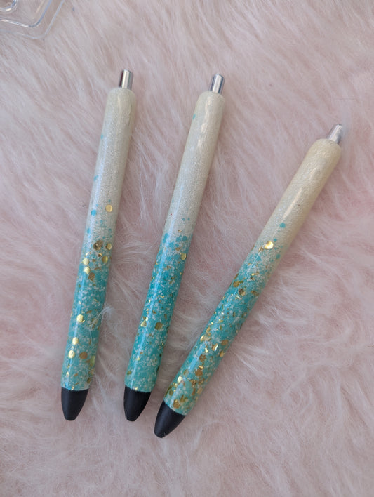 Country Road Western Refillable Glitter Pen