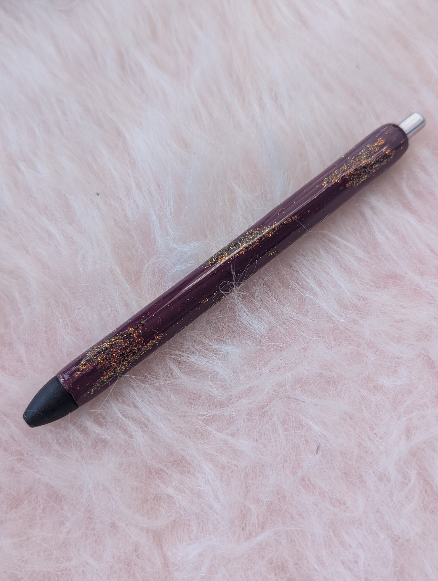 Contemporary Style Refillable Glitter Pen