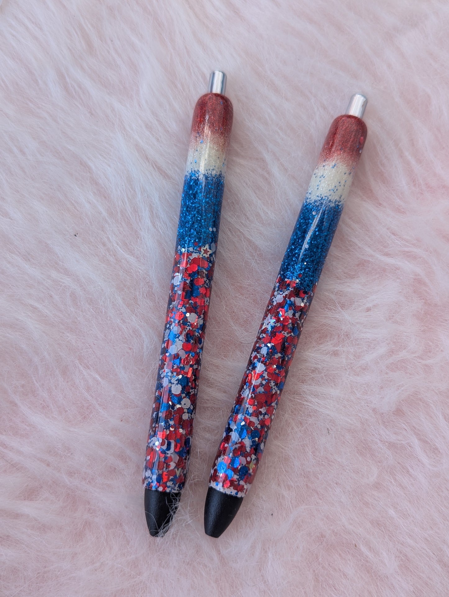 Patriotic 4th of July Refillable Glitter Pen
