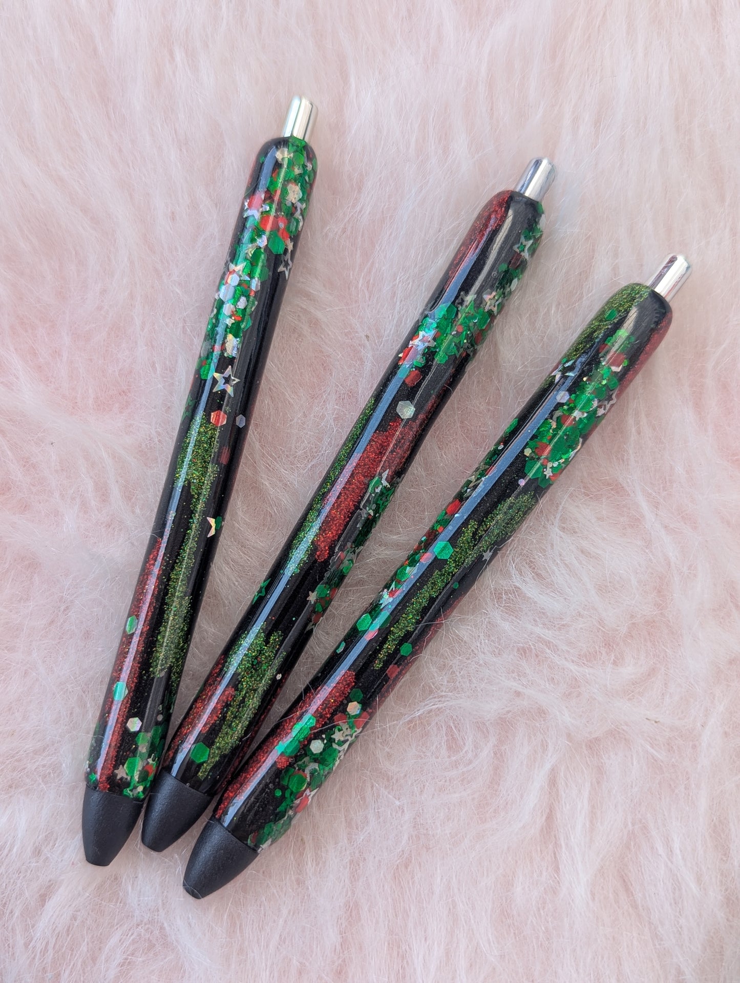 Christmas Contemporary Style Refillable Glitter Pen