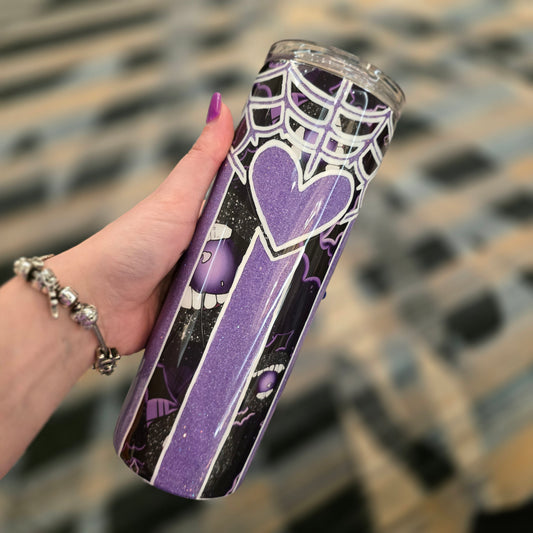 Purple Spooky Heart
