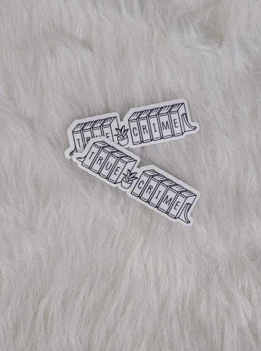 True Crime Book Sticker